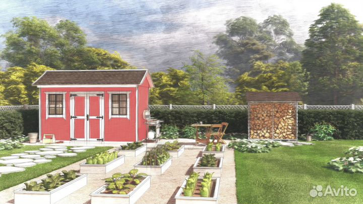 3D визуализация, дизайн - архитектура, ландшафт