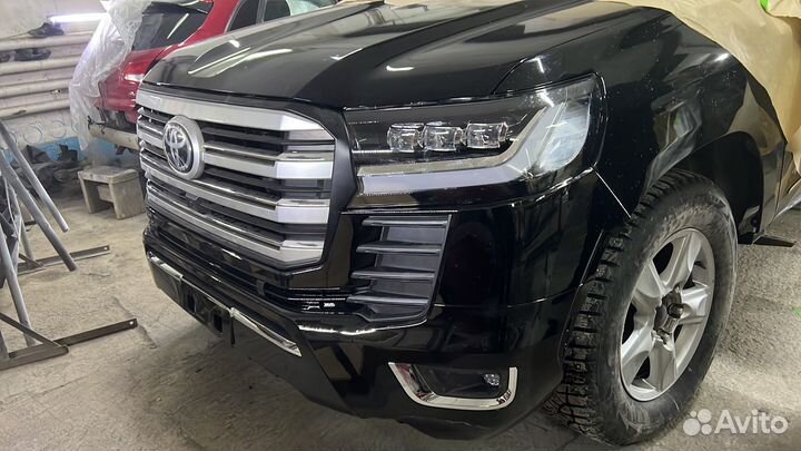 Обвес рестайлинг ленд крузер 200 в 300 установка