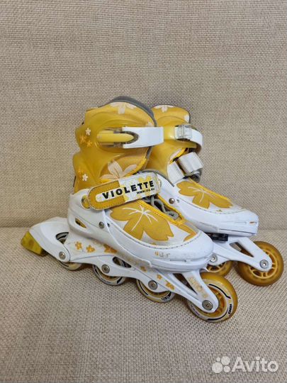 Роликовые коньки, размер от 31 до 35, раздвижные