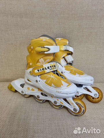 Роликовые коньки, размер от 31 до 35, раздвижные