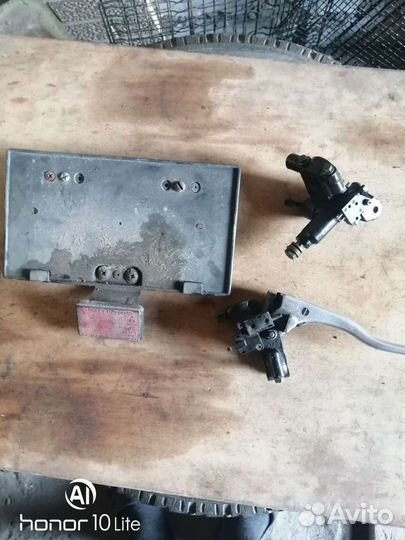 Ручки на Кавасаки зефир и рамка под номер