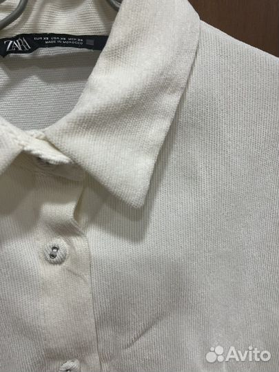 Вельветовая рубашка zara
