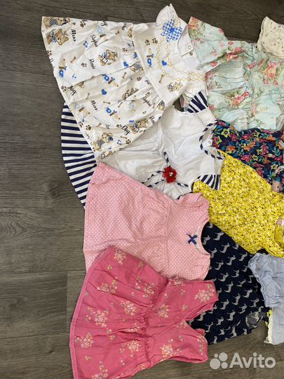 Пакет вещей на девочку размер 80