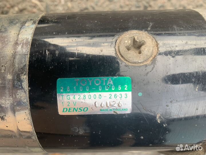 Стартер Toyota Hilux, Toyota Fortuner 281000L052