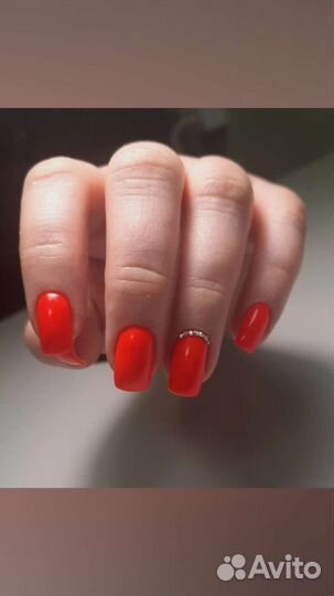 Маникюр с покрытием гель лак, педикюр