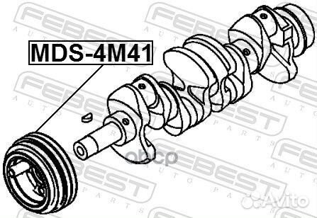 MDS4M41 шкив коленвала 6g74 Mitsubishi Pajero