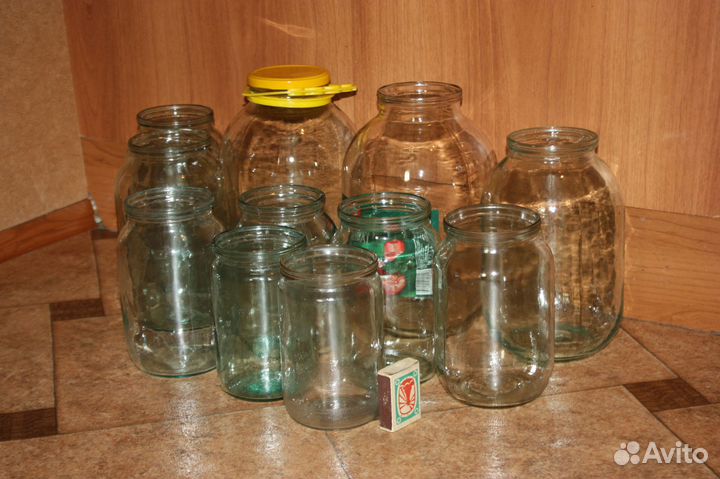 Банки стеклянные, пакетом