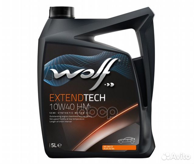 Wolf extendtech 10W40 HM A3/B4 SM/CF Масло мото