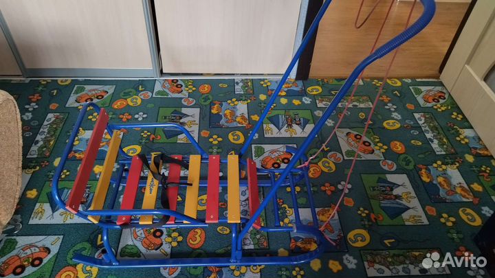 Детские зимние санки