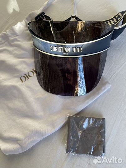 Солцезащитный козырек Christian Dior темно синий