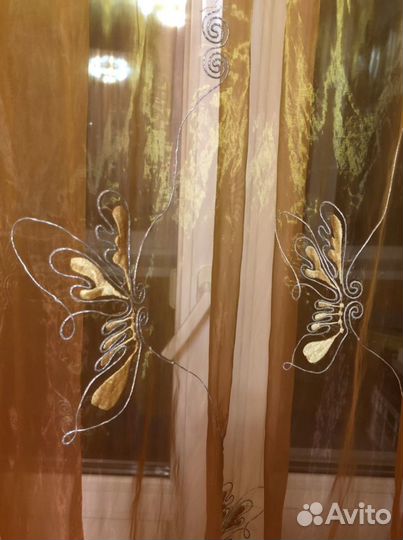 Тюль с ламбрекеном