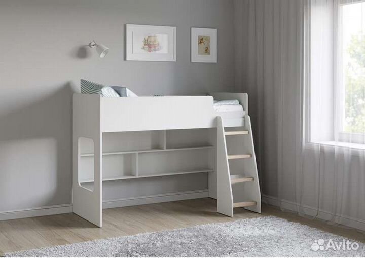 Детская кровать чердак от 3 лет 160см (175см)