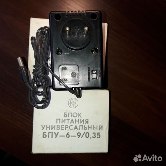 Блок питания 6/9В для радиоприемников СССР Вэф Vef
