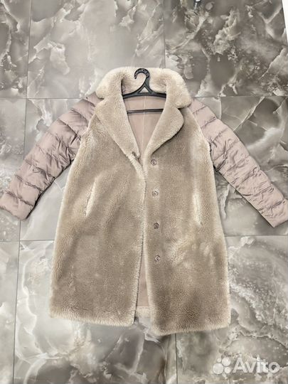 Шуба натуральная овчина 44-46