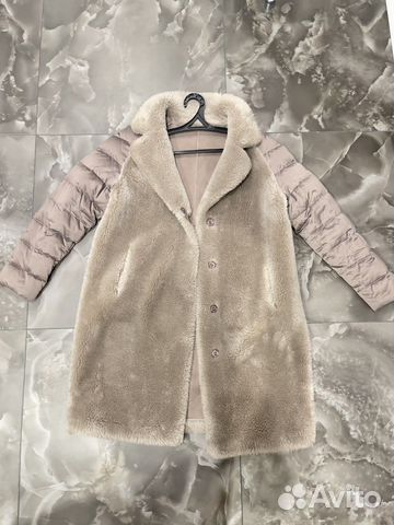 Шуба натуральная овчина 44-46