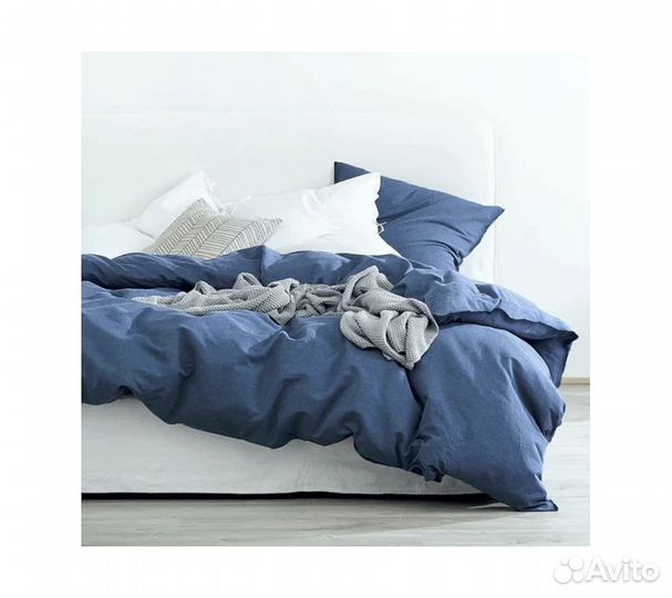 Постельное белье GoodNight Wash Cotton 2 сп. с евр