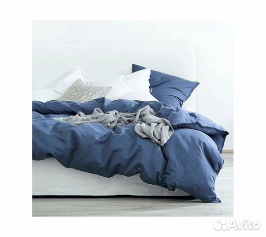 Постельное белье GoodNight Wash Cotton 2 сп. с евр