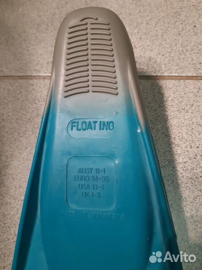 Ласты короткие Mad Wave 34-35 размер (20 см)