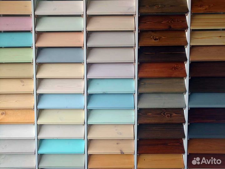 Евровагонка сосна окрашеннаяDF104