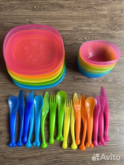 Набор детской посуды IKEA