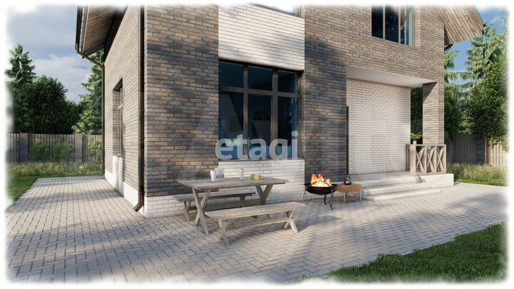 Коттедж 113 м² на участке 12 сот.