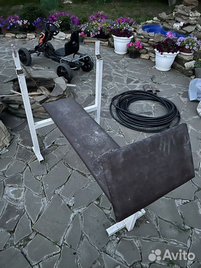Лавка для жима со стойками