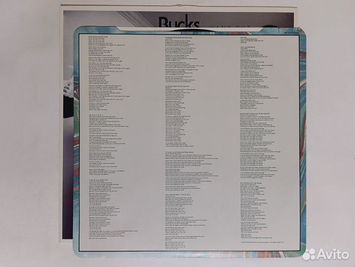 LP Bucks Fizz - Hand Cut UK RCA 1983г