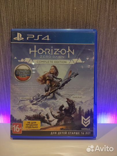 Horizon zero dawn ps4 диск на русском