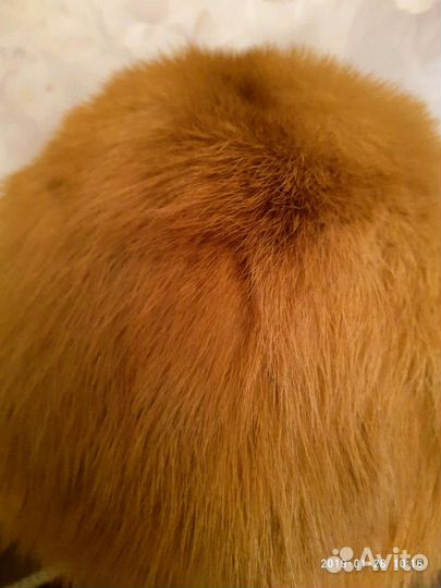 Шапочка из меха колонка