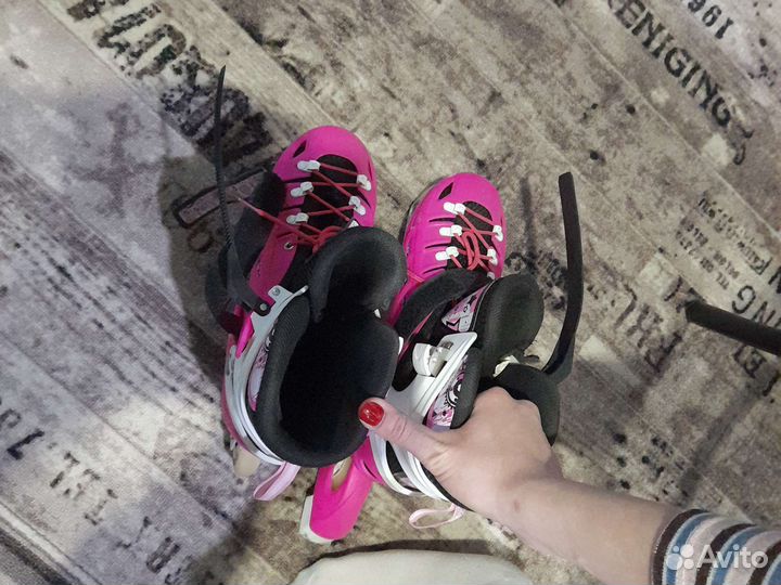 Роликовые коньки детские раздвижные