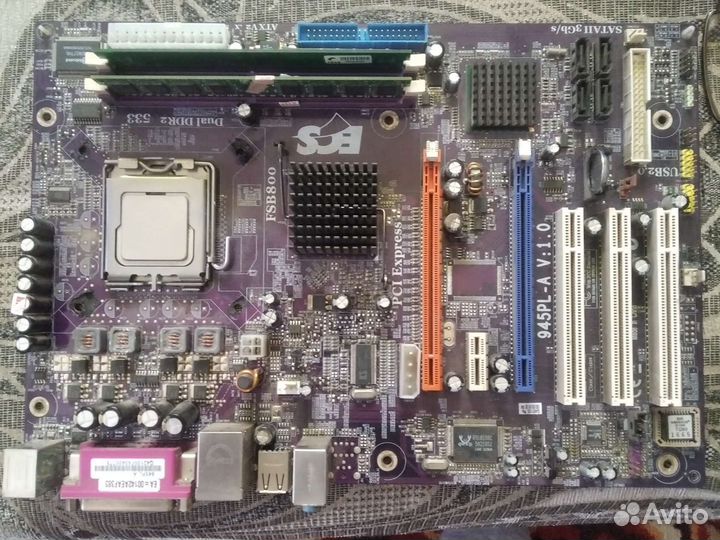 Материнская плата сокет 775 ddr2