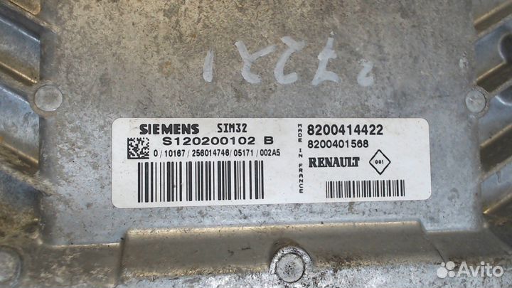 Блок управления двигателем Renault Modus, 2005