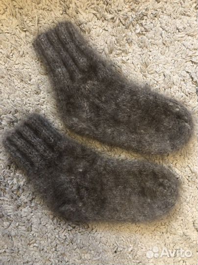 Носки детские из собачьей шерсти