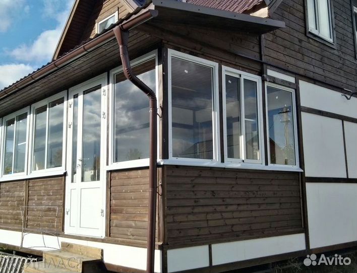 Остекление терассы распашное