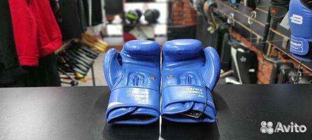 Перчатки боксерские clinch olimp plus синие