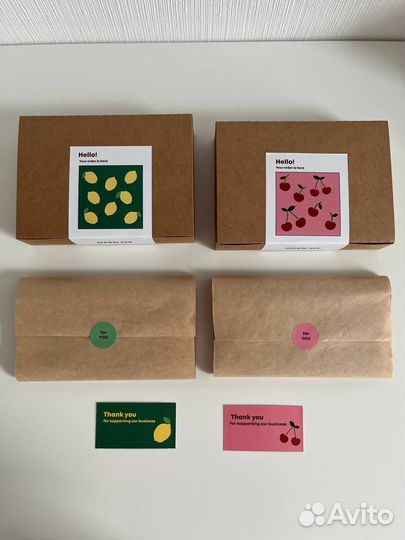 Печать наклеек и стикеров / изготовление этикеток