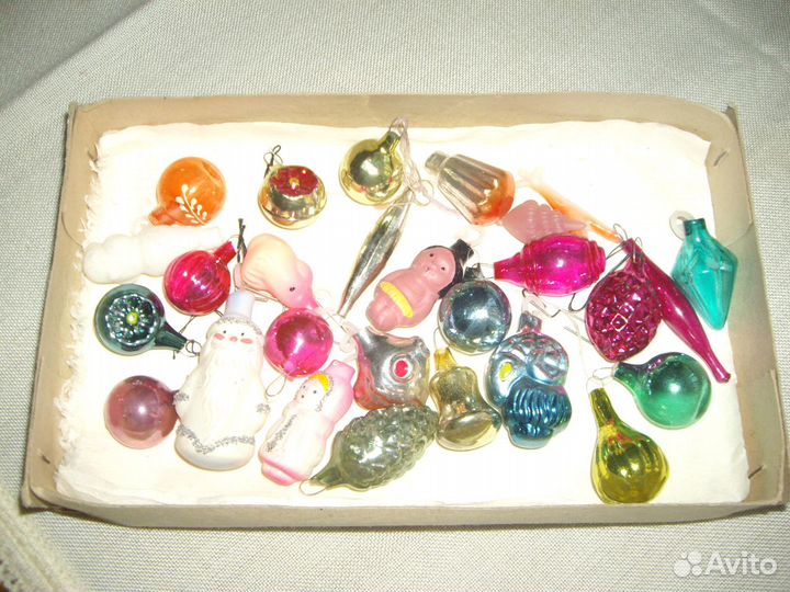 Ёлочные мини игрушки