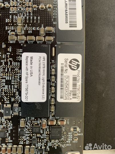 SSD HPe 2.6TB HH/HL Workload accelerator