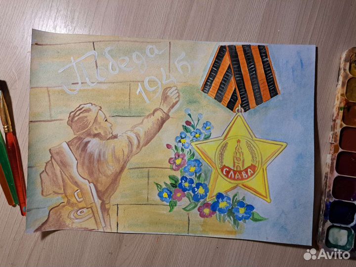 Поделка рисунок на тему сказки (и на любые темы)