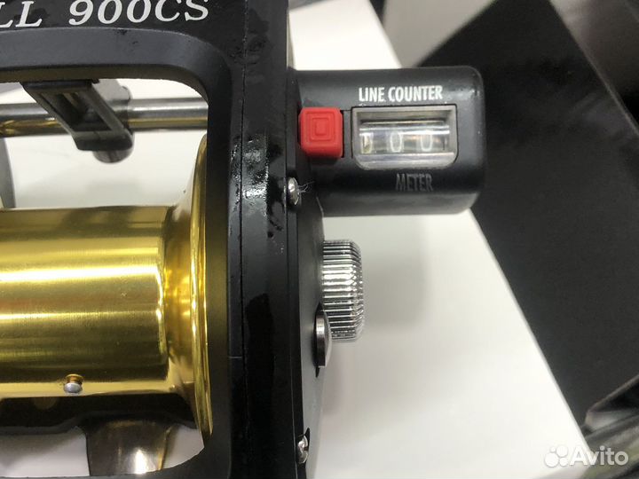 Катушка для тролинга 9000 с счетчиком