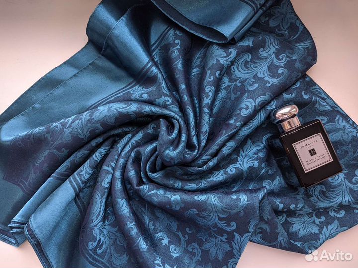 Платок/палантин/ натуральный шелк/шифон