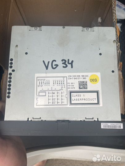 Магнитола volkswagen