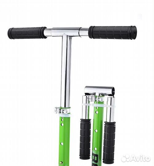 Самокат rocket R0066, 200 мм, зеленый