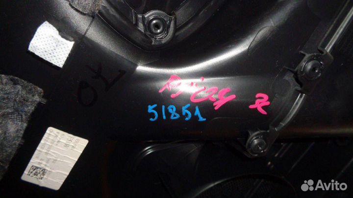 Обшивка двери задней левой Kia RIO 4 (YB)