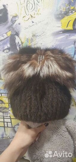 Шапка натуральный мех