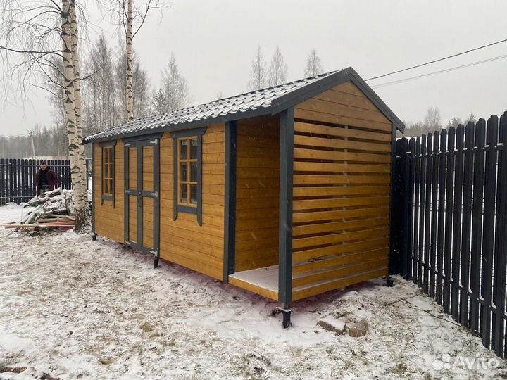 Хозблок Финский Сарай Бытовка 6х2