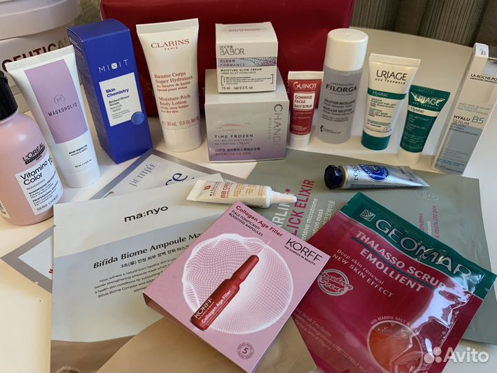 Крыгина бокс Filorga Babor Clarins Uriage Erborian