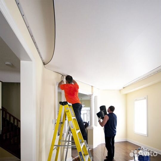 Монтаж натяжных потолков