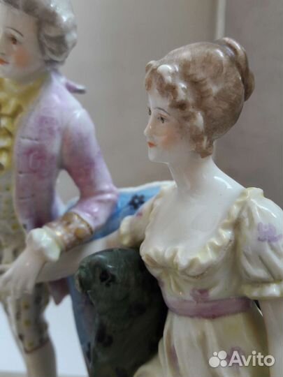Антиквариат фарфор Австрия Вена раритет Молодой Н