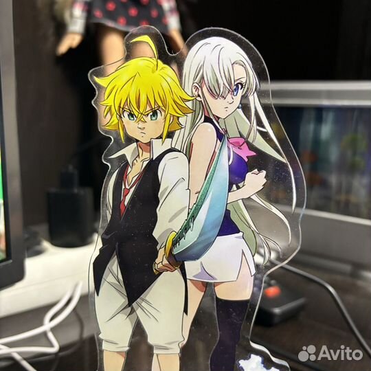 Акриловая аниме фигурка семь смертных грехов